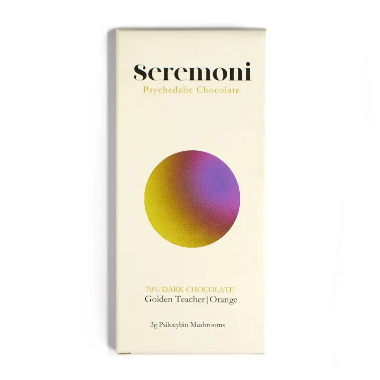Seremoni Psilocybin Chocolate Bar – Orange 3000mg