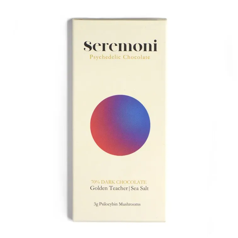 Seremoni Psilocybin Chocolate Bar – Sea Salt 3000mg